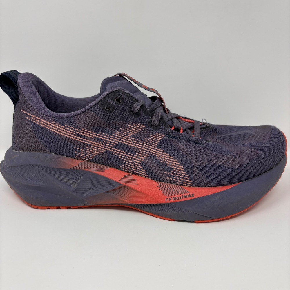 ASICS Novablast 5 Women's Size 8.5 Purple Orange Running Shoes (1012B765)
